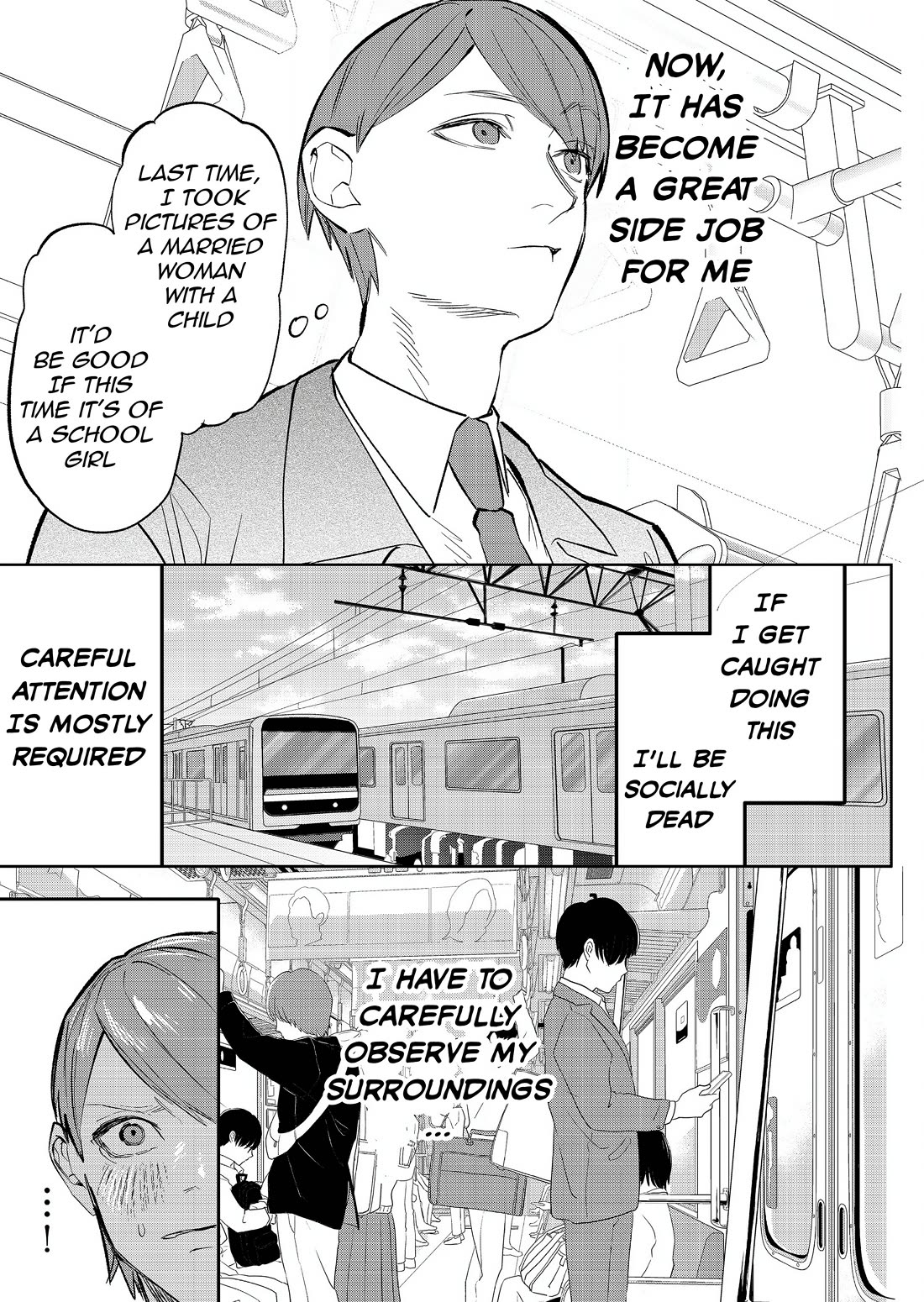 The Young Lady in a Delinquent High School Chapter 2 page 8 - Chapter 2: Commuting to school by train