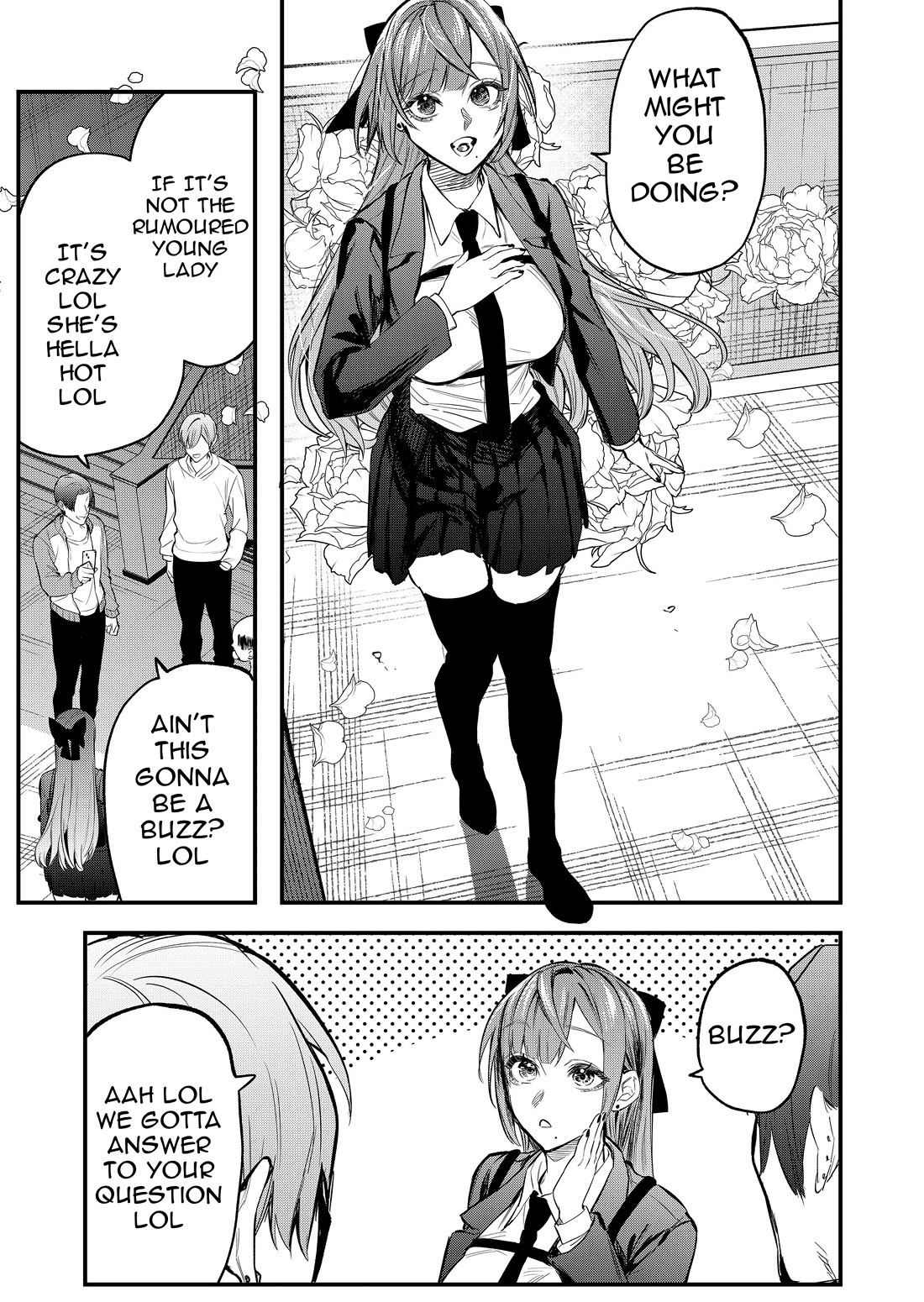 The Young Lady in a Delinquent High School Chapter 3 page 7 - Chapter 3: Wanting to make buddies!