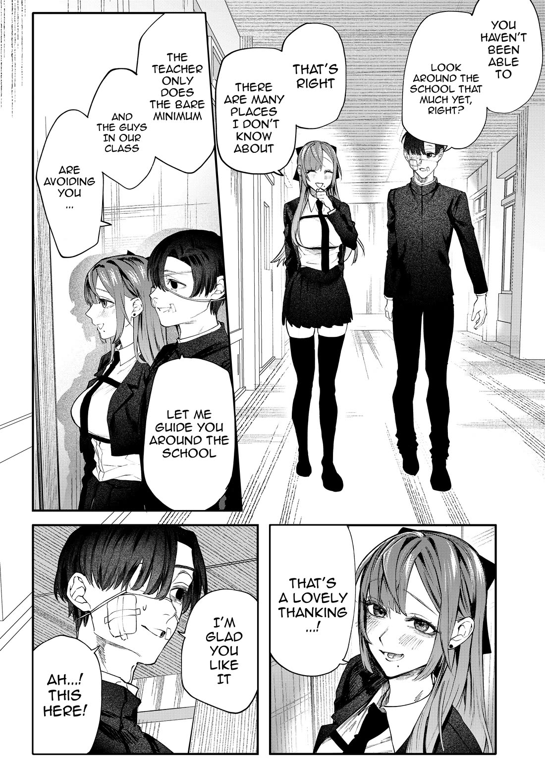 The Young Lady in a Delinquent High School Chapter 4 page 5 - Chapter 4: An exciting school tour