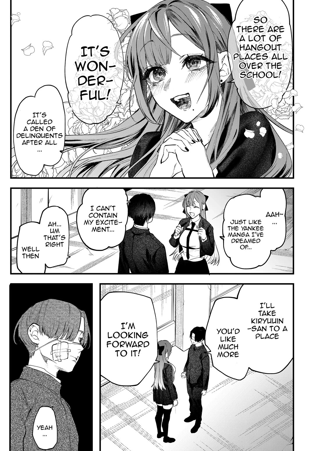 The Young Lady in a Delinquent High School Chapter 4 page 7 - Chapter 4: An exciting school tour