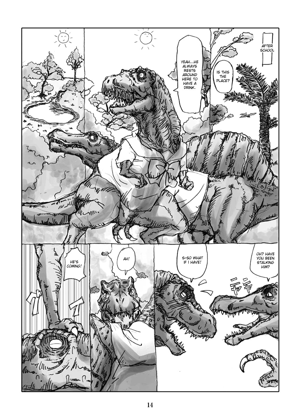 The Young Maiden in Love Is a Carnivore Chapter 0 page 13 - Chapter 0 : [Oneshot]