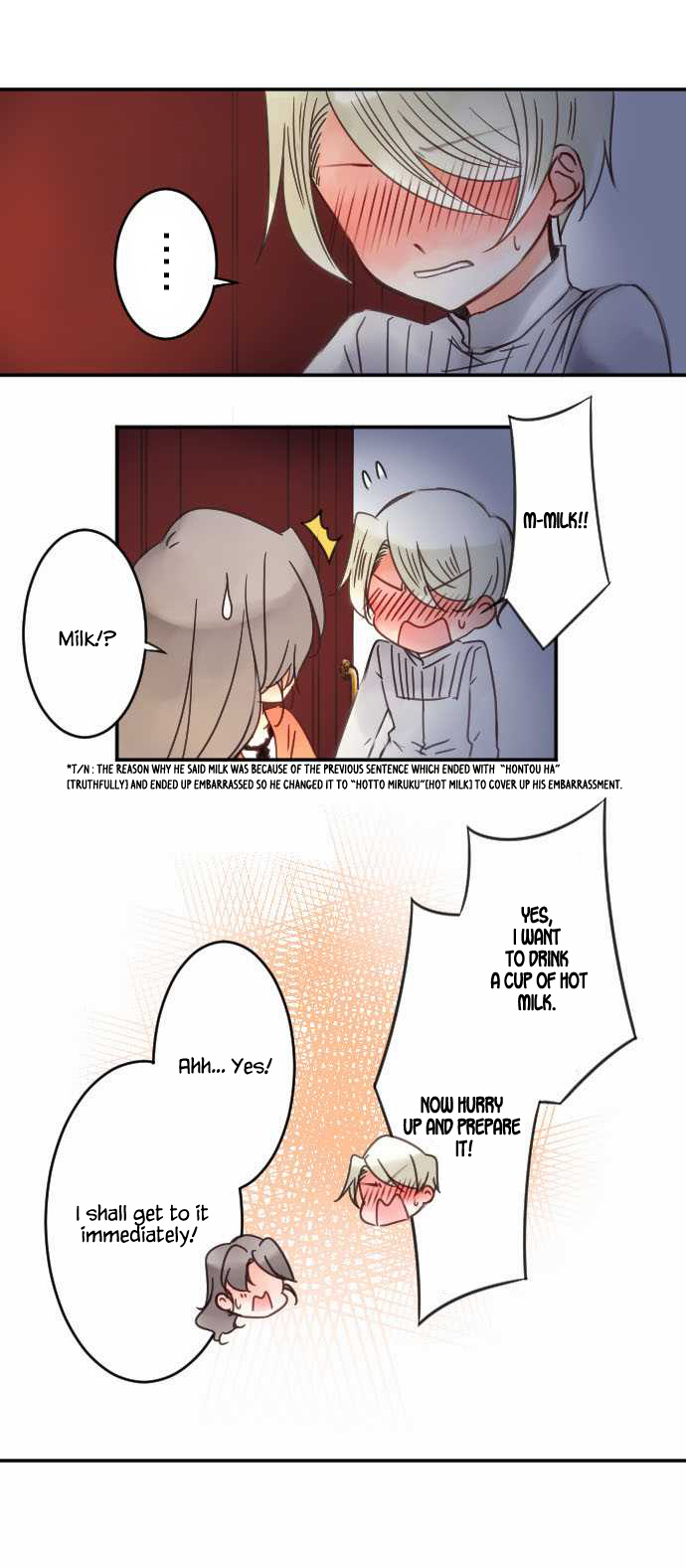 The Young Master and The Maid Chapter 23 page 4 - Chapter 23 : When you can't sleep at night