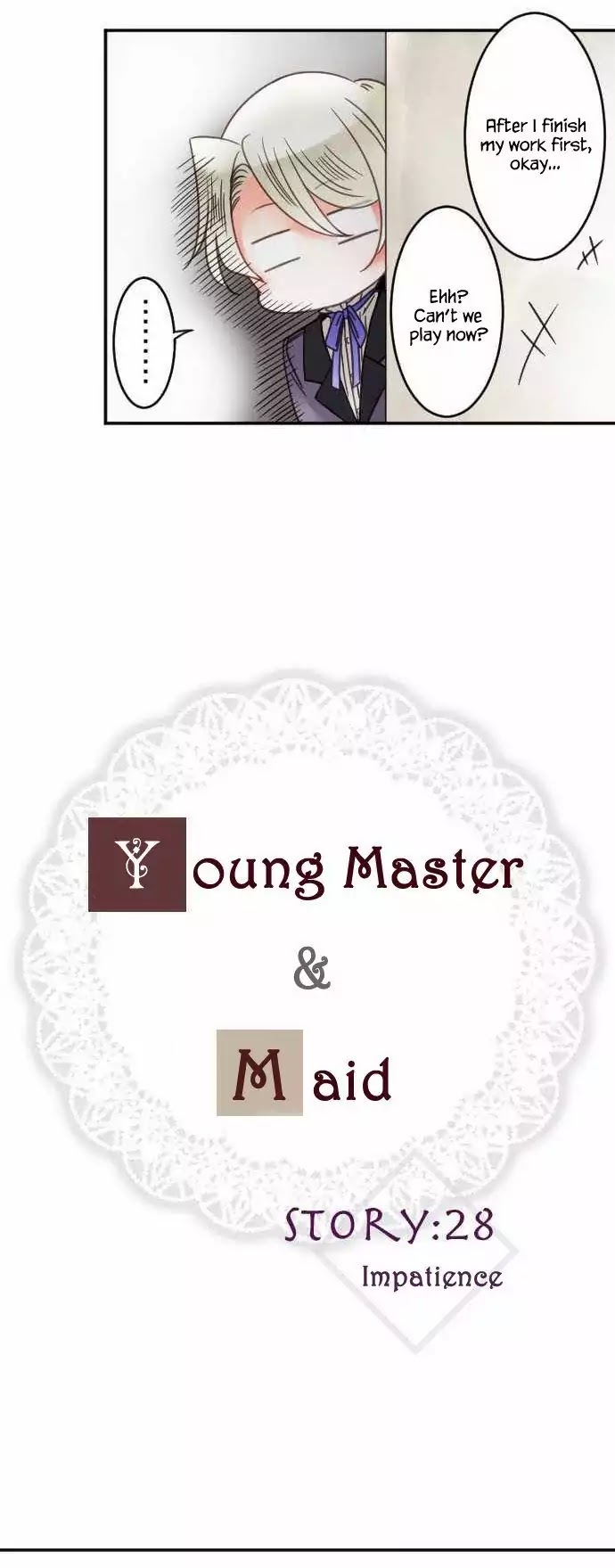 The Young Master and The Maid Chapter 28 page 4 - Chapter 28: Impatience