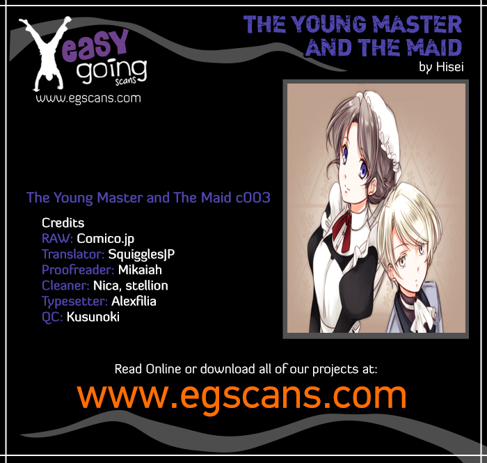 The Young Master and The Maid Chapter 3 page 1 - Chapter 3 : If Pushing Doesn't Work...