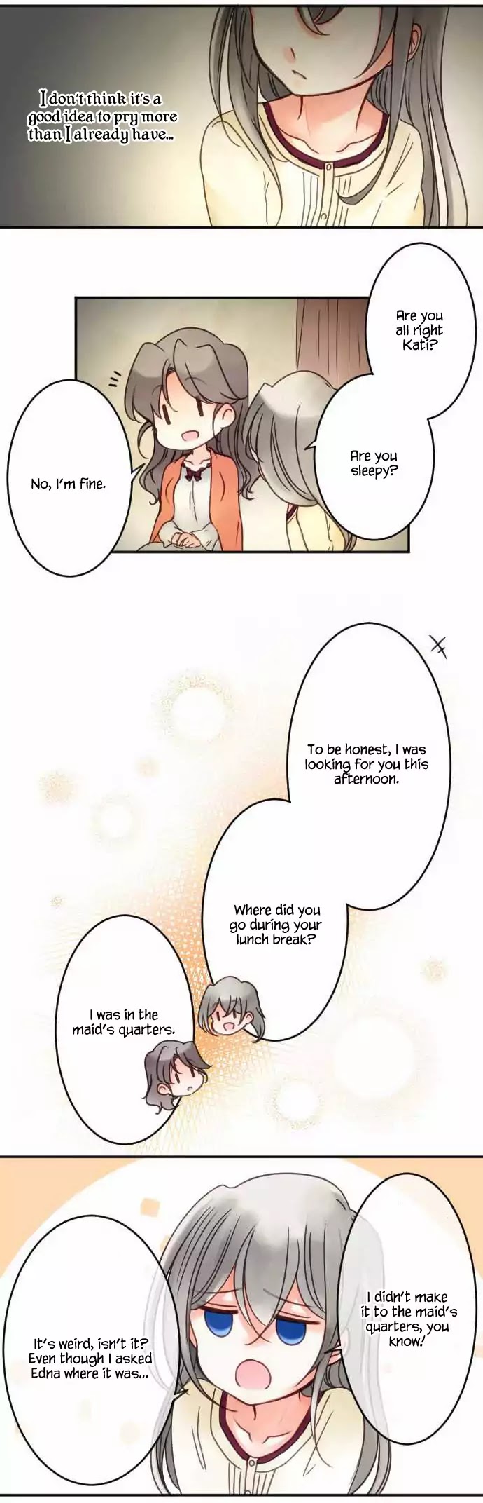 The Young Master and The Maid Chapter 30 page 18 - Chapter 30: Reminiscence of the Past during the Night Chat
