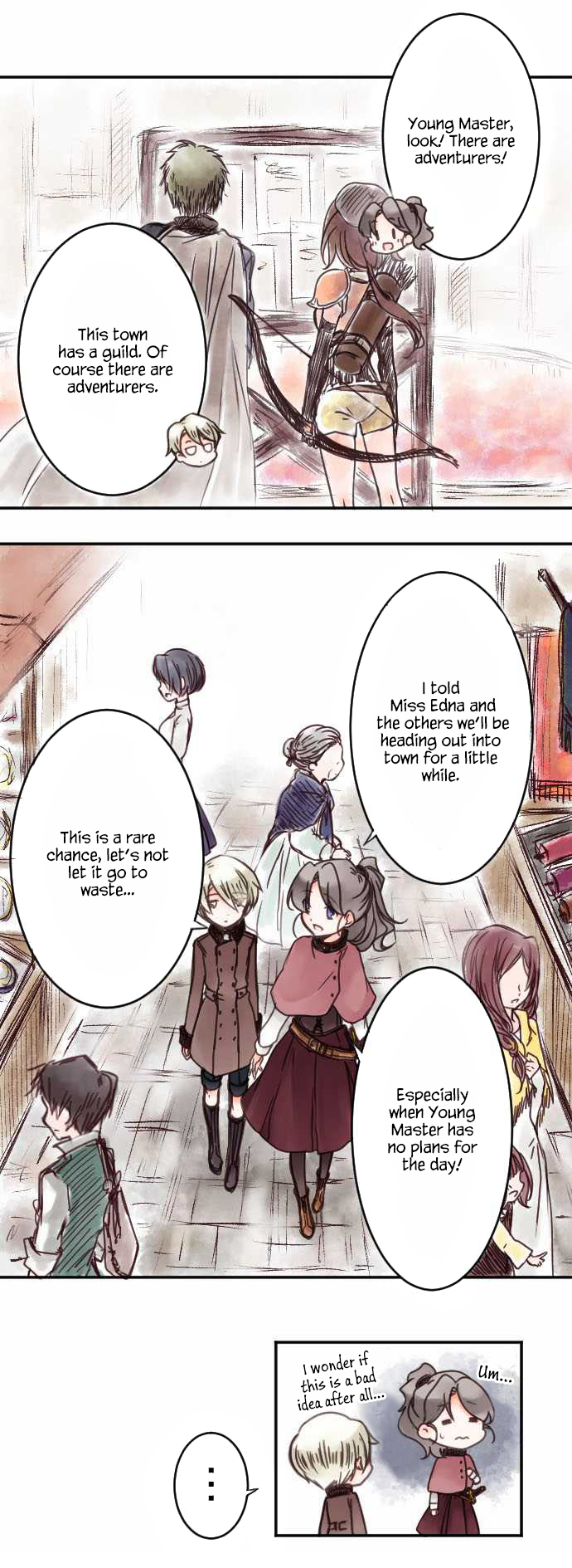 The Young Master and The Maid Chapter 9 page 8 - Chapter 9 : A Little Adventure (1)