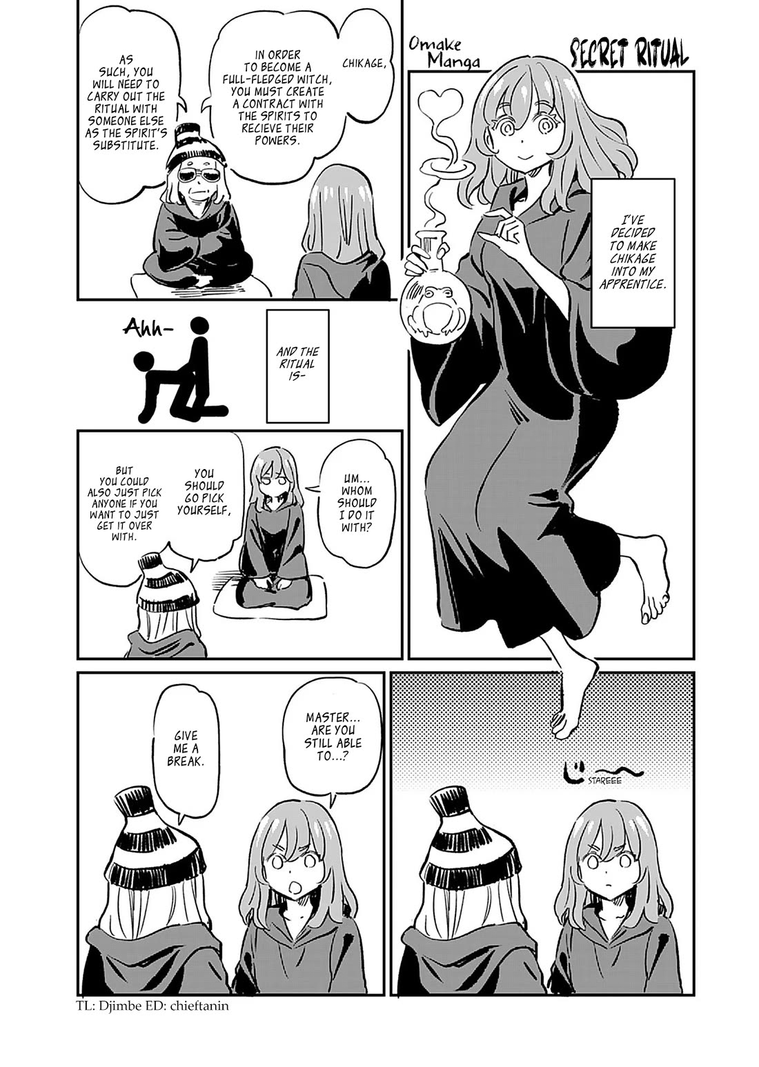 The Young Witch Wants to Have Sex!? Chapter 36.5 page 1 - Chapter 36.5: Omake