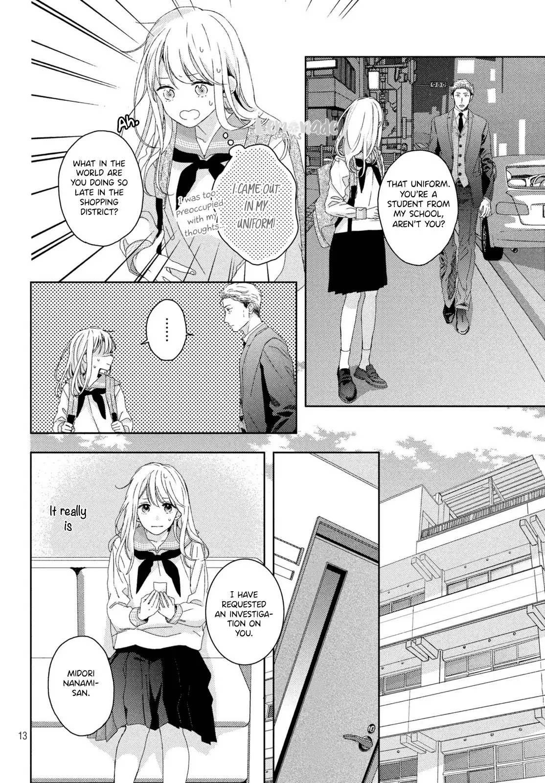 Their Daily Lives Are Not Sweet Chapter 1 page 13 - Chapter 1: 1st Period