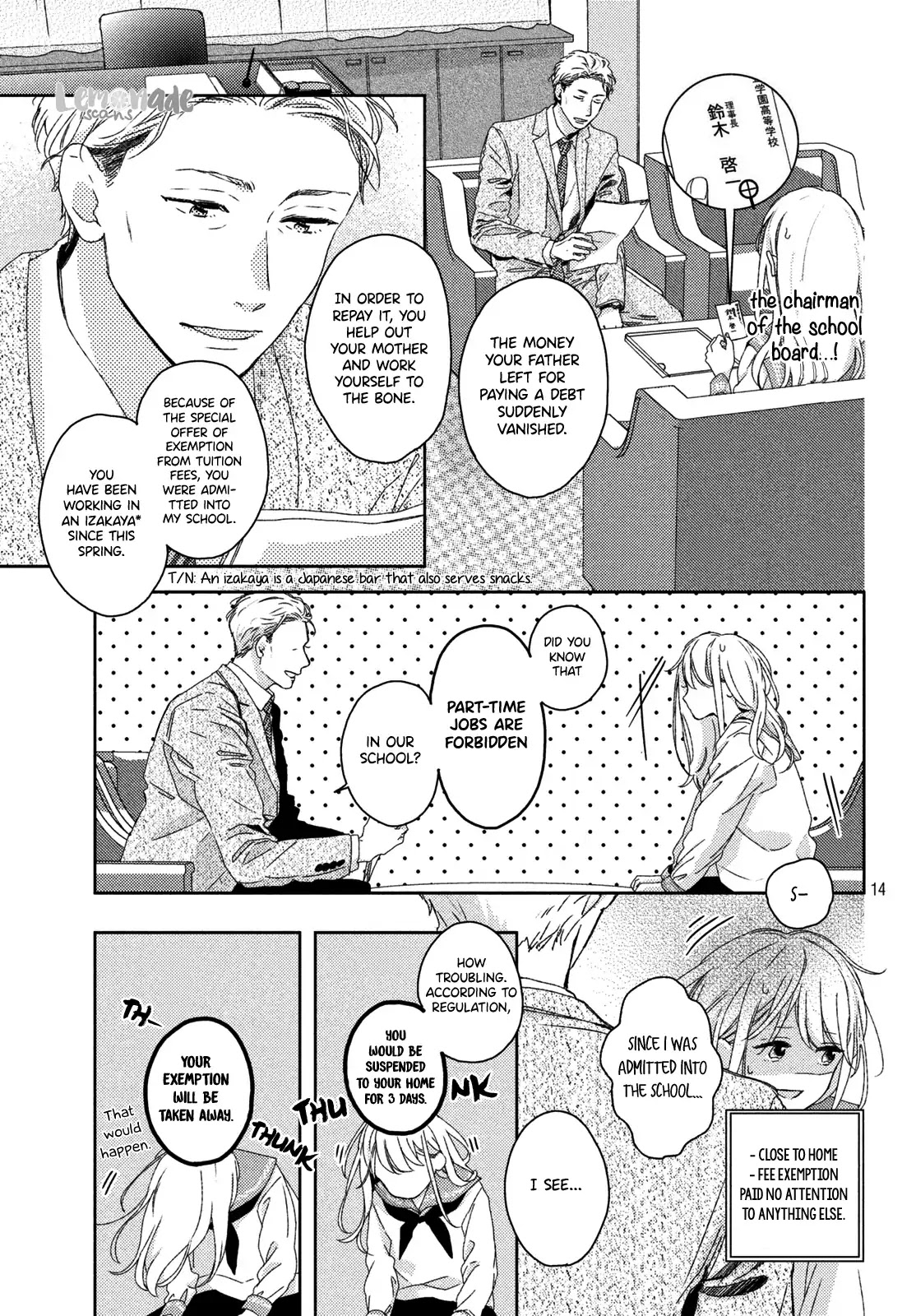 Their Daily Lives Are Not Sweet Chapter 1 page 14 - Chapter 1: 1st Period