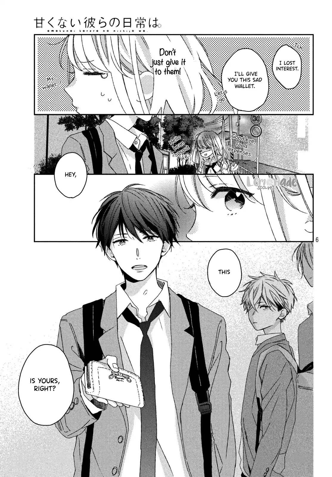 Their Daily Lives Are Not Sweet Chapter 1 page 6 - Chapter 1: 1st Period