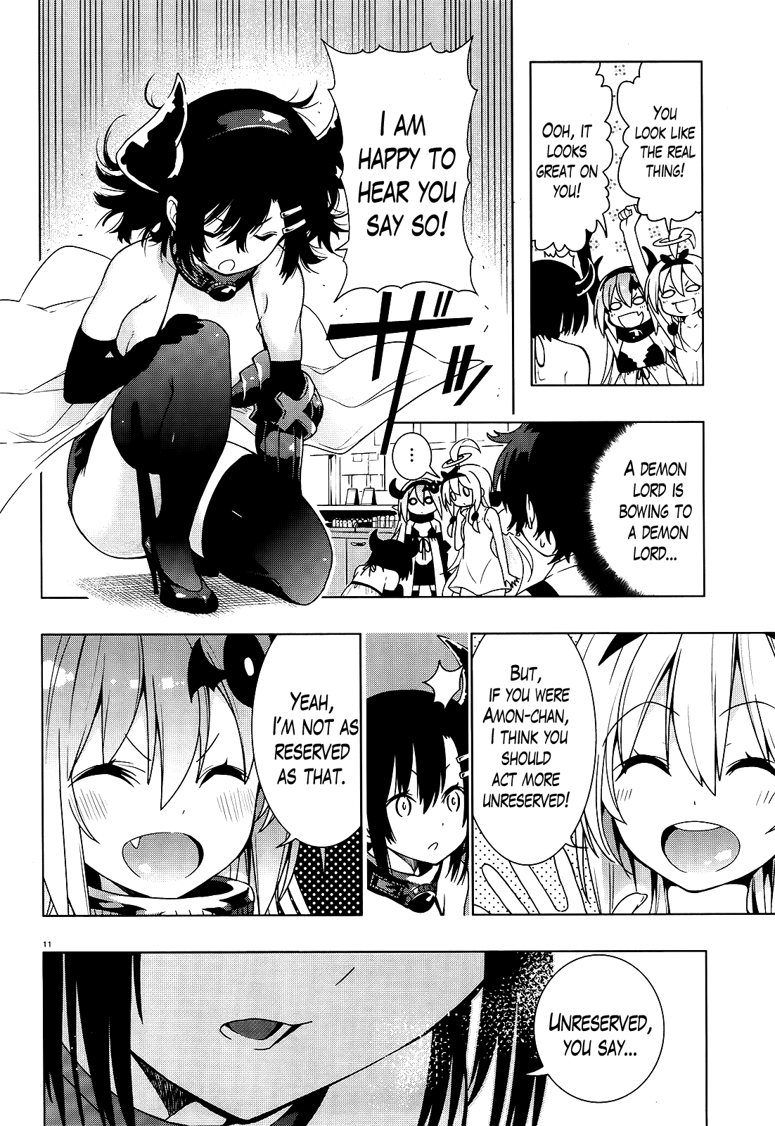 There's a Demon Lord on the Floor Chapter 13 page 11 - Chapter 13 : "They Are Celebrating Halloween Out on the Floor"