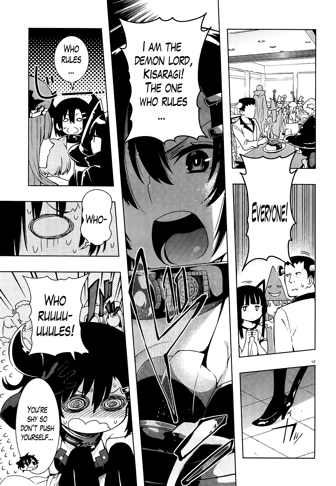 There's a Demon Lord on the Floor Chapter 13 page 12 - Chapter 13 : "They Are Celebrating Halloween Out on the Floor"