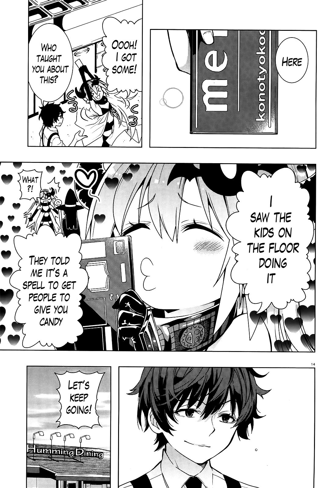 There's a Demon Lord on the Floor Chapter 13 page 14 - Chapter 13 : "They Are Celebrating Halloween Out on the Floor"