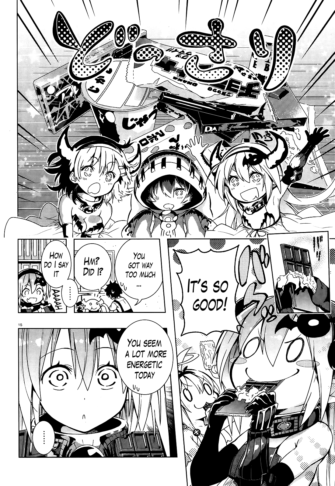 There's a Demon Lord on the Floor Chapter 13 page 15 - Chapter 13 : "They Are Celebrating Halloween Out on the Floor"
