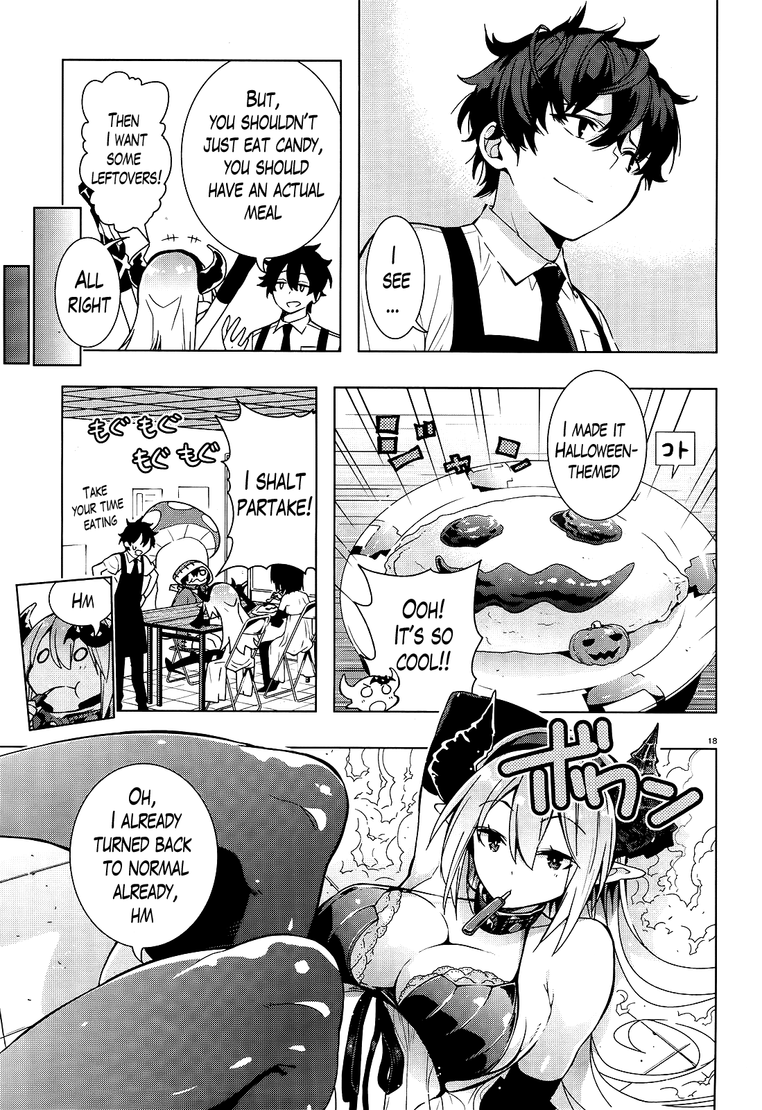 There's a Demon Lord on the Floor Chapter 13 page 18 - Chapter 13 : "They Are Celebrating Halloween Out on the Floor"