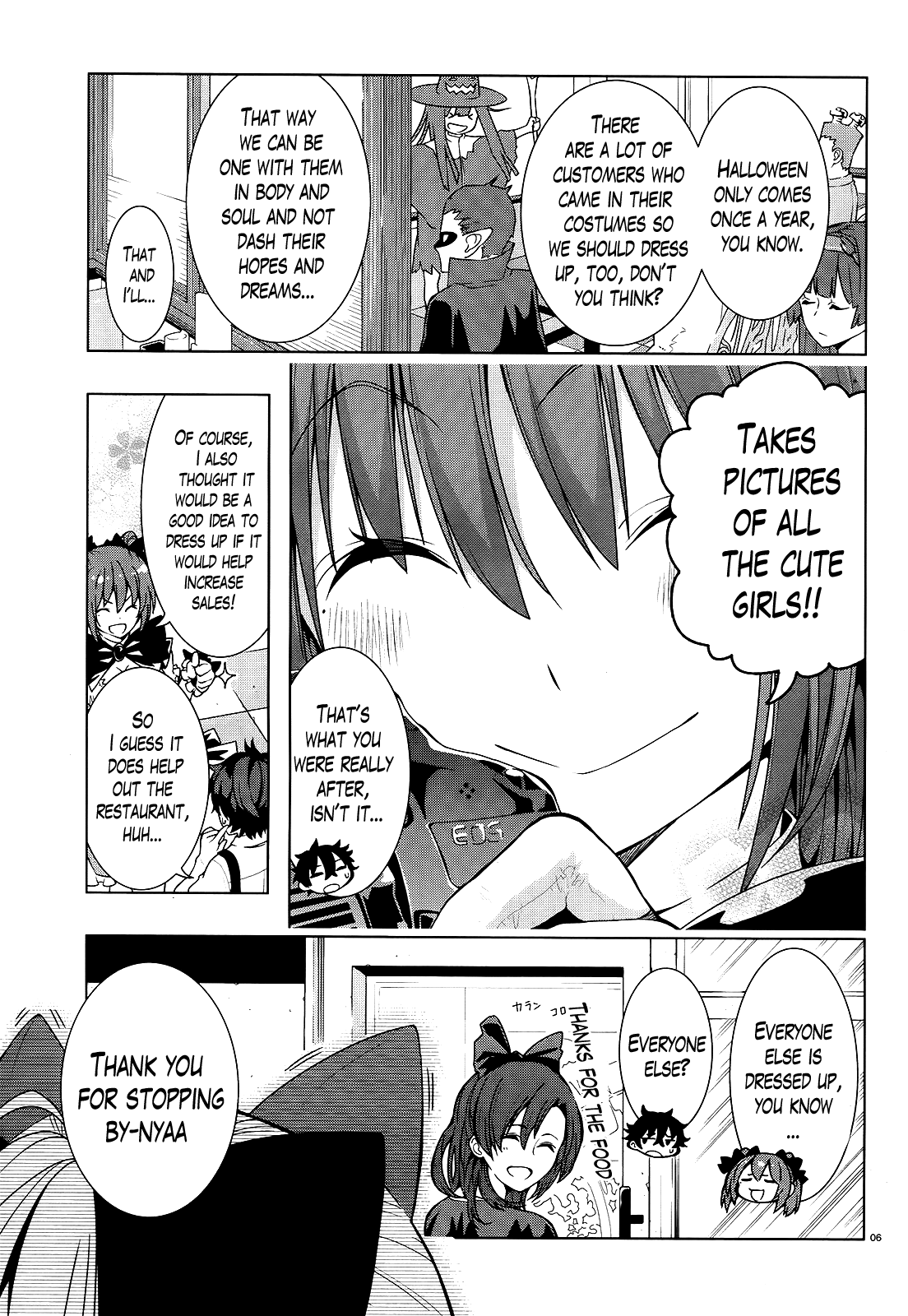 There's a Demon Lord on the Floor Chapter 13 page 6 - Chapter 13 : "They Are Celebrating Halloween Out on the Floor"