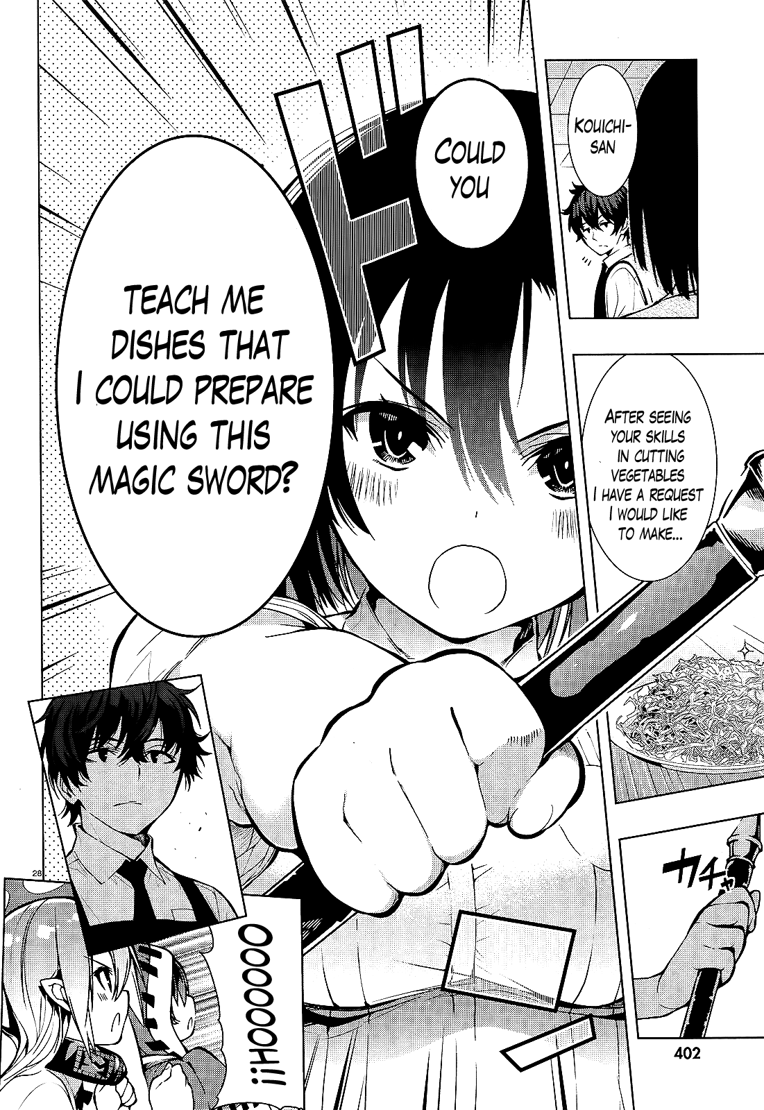 There's a Demon Lord on the Floor Chapter 14 page 28 - Chapter 14 : "There's a Magic Sword on the Floor"