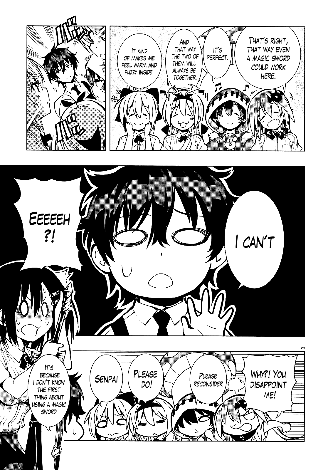 There's a Demon Lord on the Floor Chapter 14 page 29 - Chapter 14 : "There's a Magic Sword on the Floor"