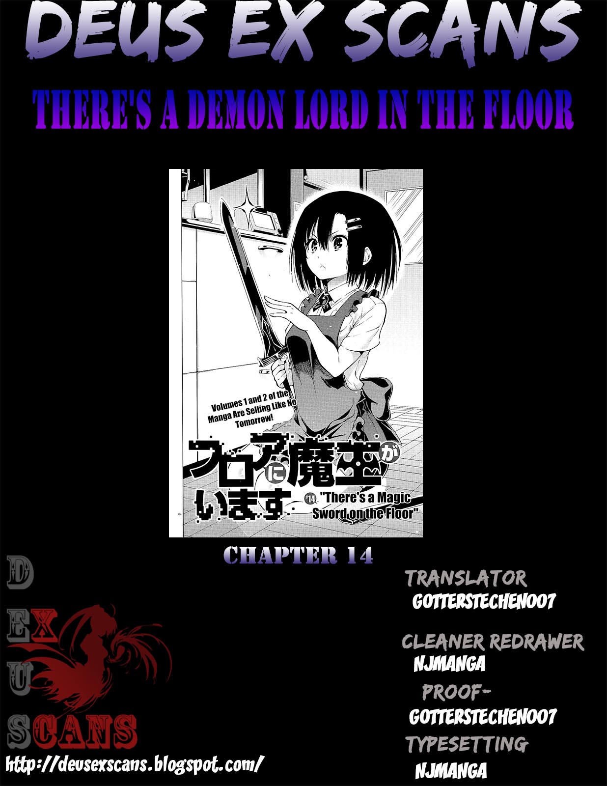 There's a Demon Lord on the Floor Chapter 14 page 34 - Chapter 14 : "There's a Magic Sword on the Floor"