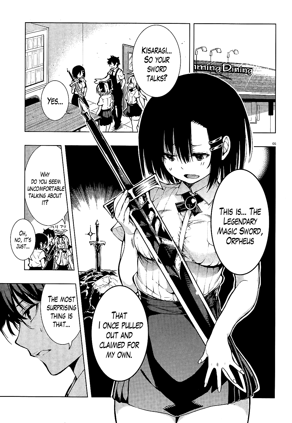 There's a Demon Lord on the Floor Chapter 14 page 5 - Chapter 14 : "There's a Magic Sword on the Floor"