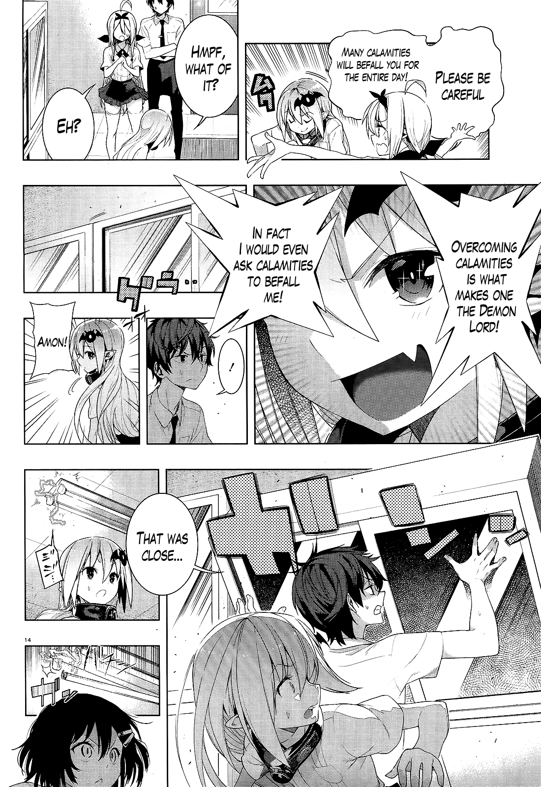 There's a Demon Lord on the Floor Chapter 6 page 14 - Chapter 6 : There's a Miko on the Floor