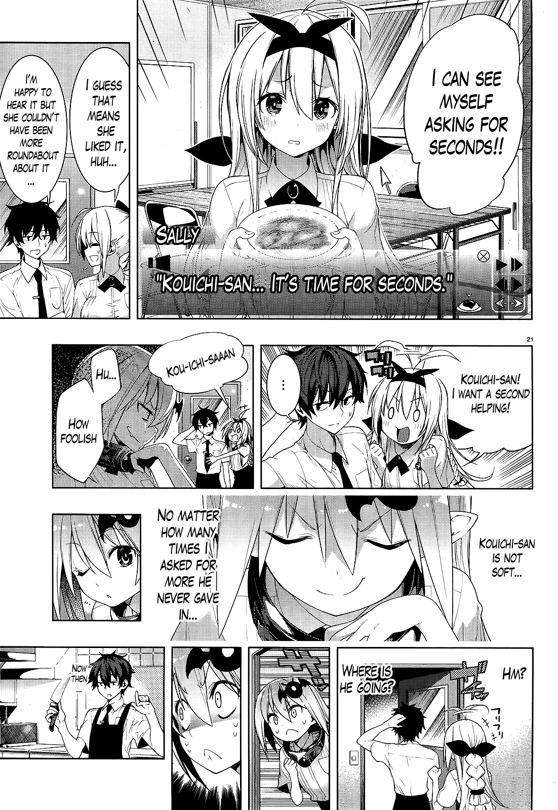 There's a Demon Lord on the Floor Chapter 6 page 21 - Chapter 6 : There's a Miko on the Floor