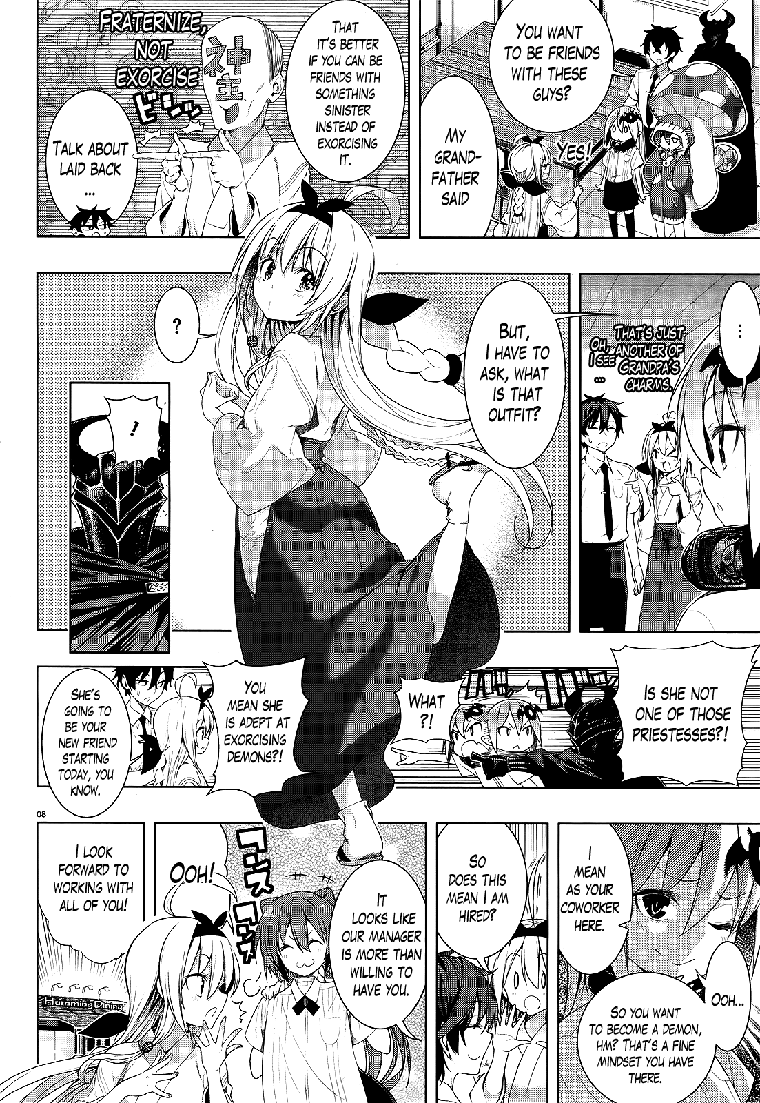 There's a Demon Lord on the Floor Chapter 6 page 8 - Chapter 6 : There's a Miko on the Floor