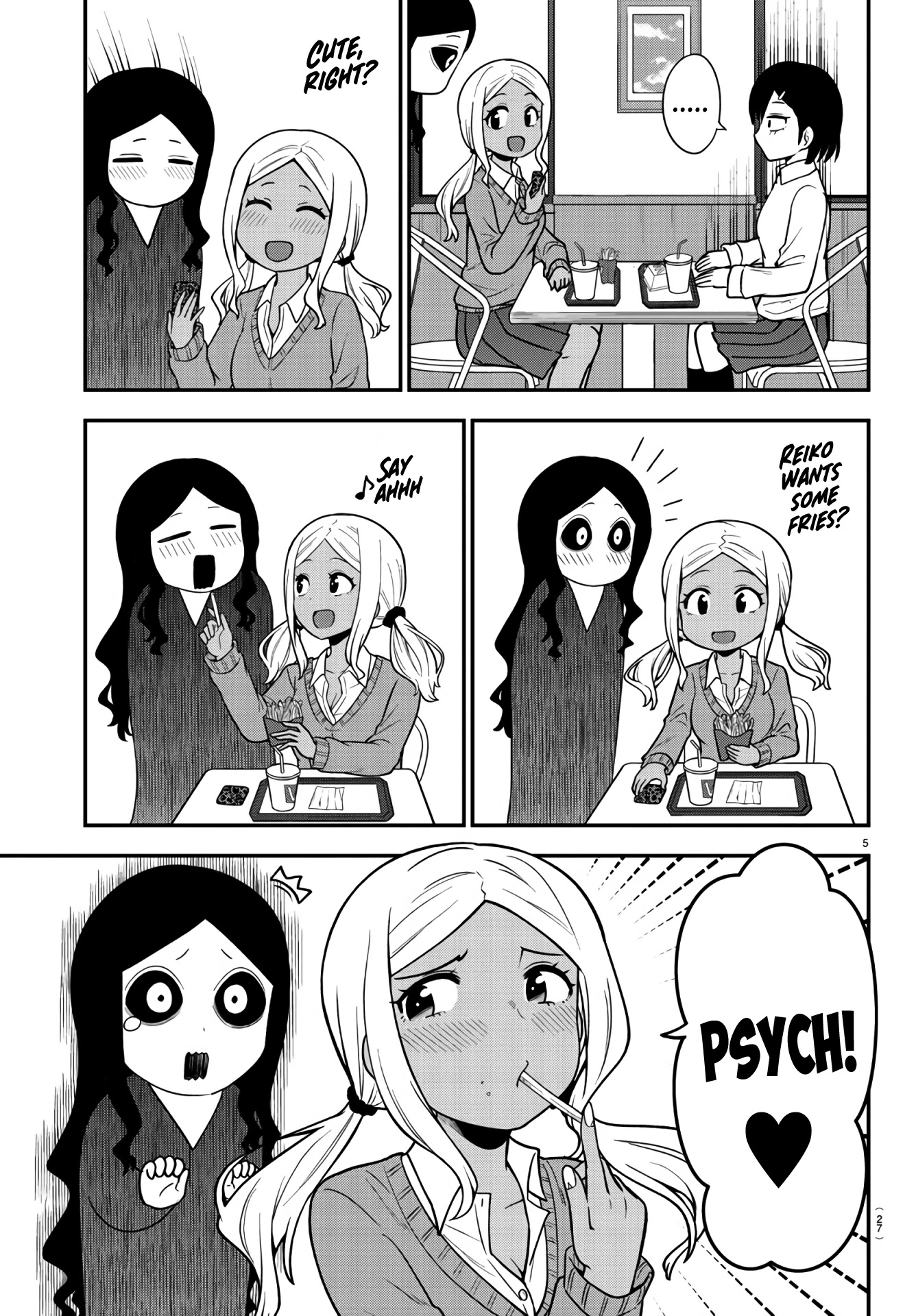There's a Ghost behind that Gyaru Chapter 1 page 6 - Chapter 1: Isn't She Cute?!