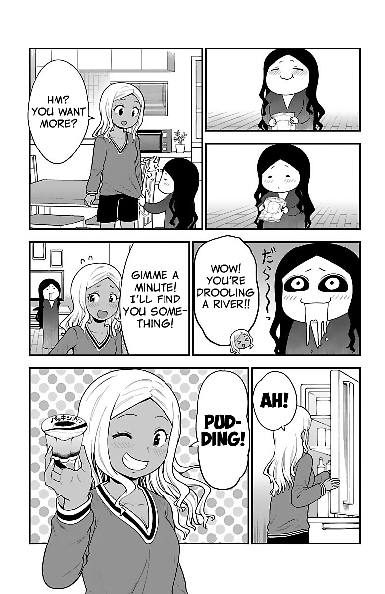 There's a Ghost behind that Gyaru Chapter 10.5 page 3 - Chapter 10.5: Extra: Wanna Eat Something?