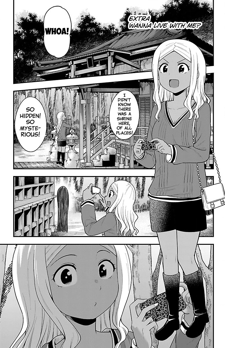 There's a Ghost behind that Gyaru Chapter 10.6 page 1 - Chapter 10.6: Extra: Wanna Live With Me?