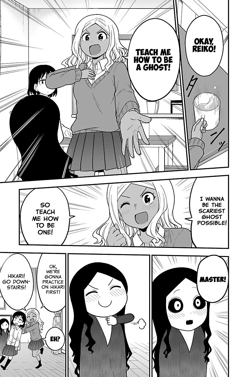 There's a Ghost behind that Gyaru Chapter 17 page 5 - Chapter 17: Teach Me How To Be A Ghost!