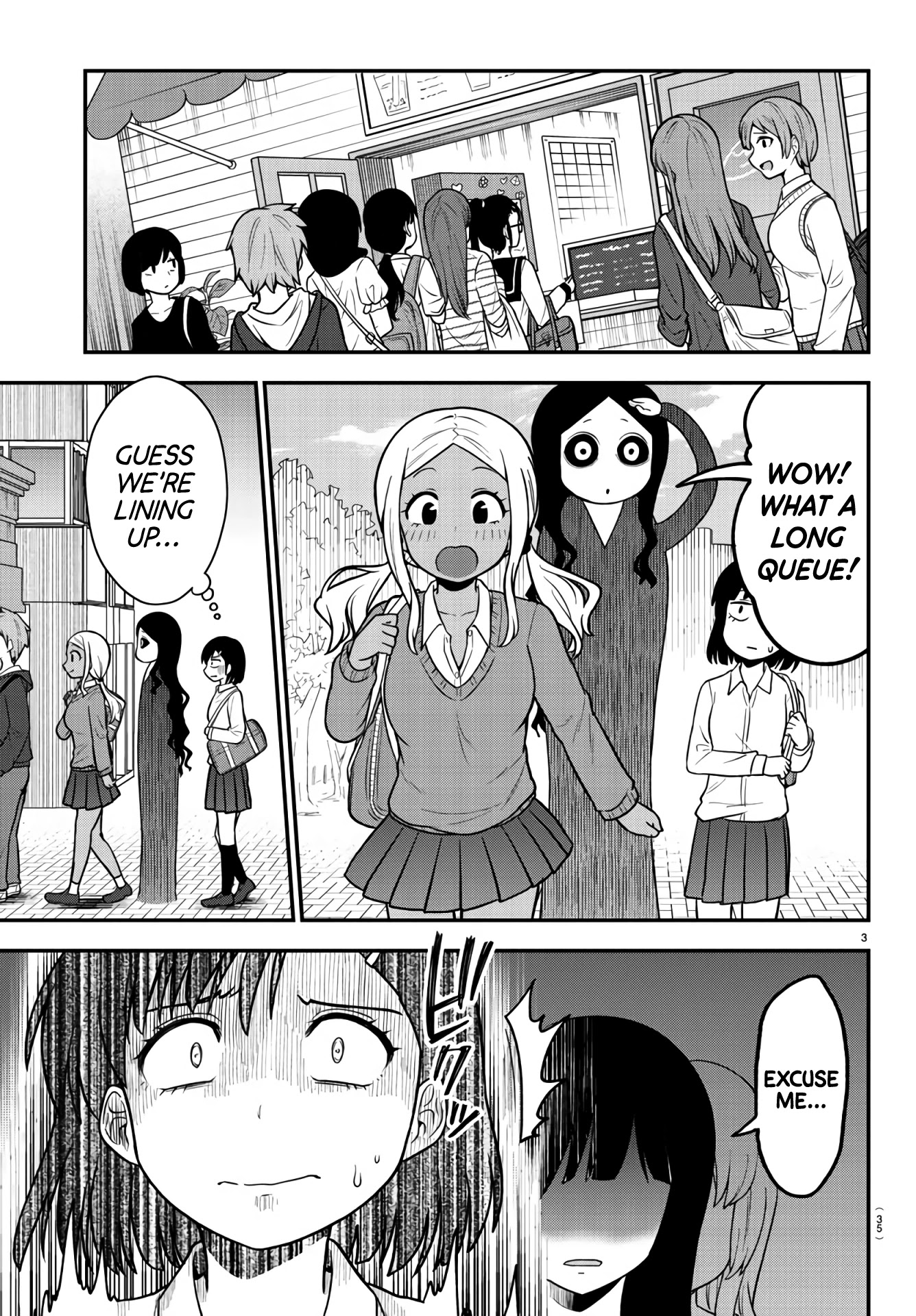 There's a Ghost behind that Gyaru Chapter 2 page 3 - Chapter 2: Boba