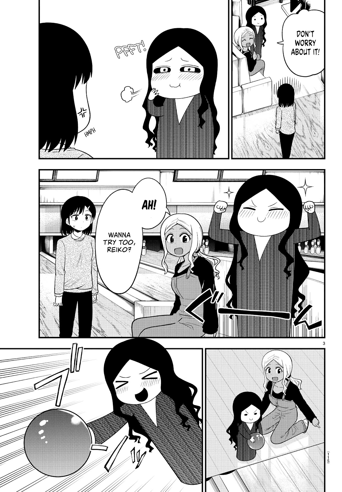 There's a Ghost behind that Gyaru Chapter 24 page 3 - Chapter 24: Let's Go Bowling!