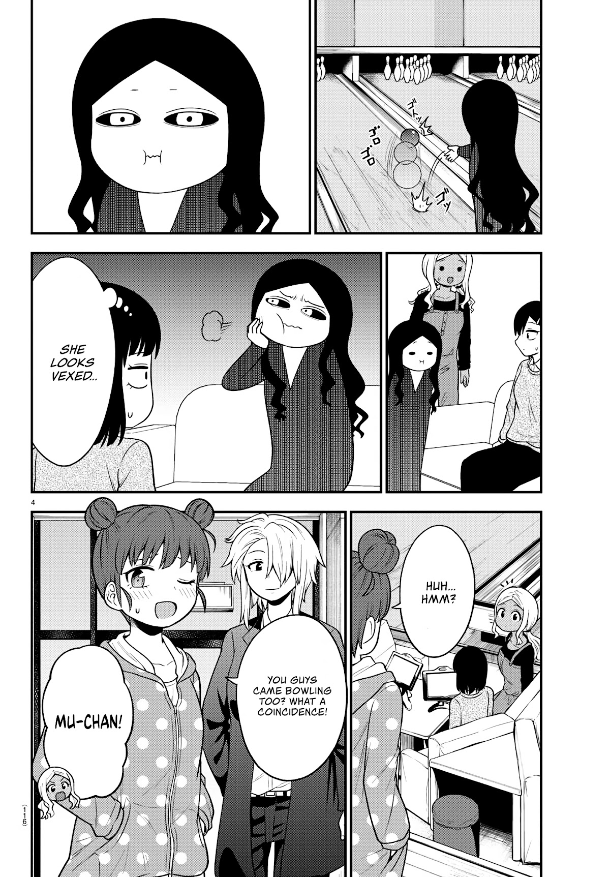 There's a Ghost behind that Gyaru Chapter 24 page 4 - Chapter 24: Let's Go Bowling!