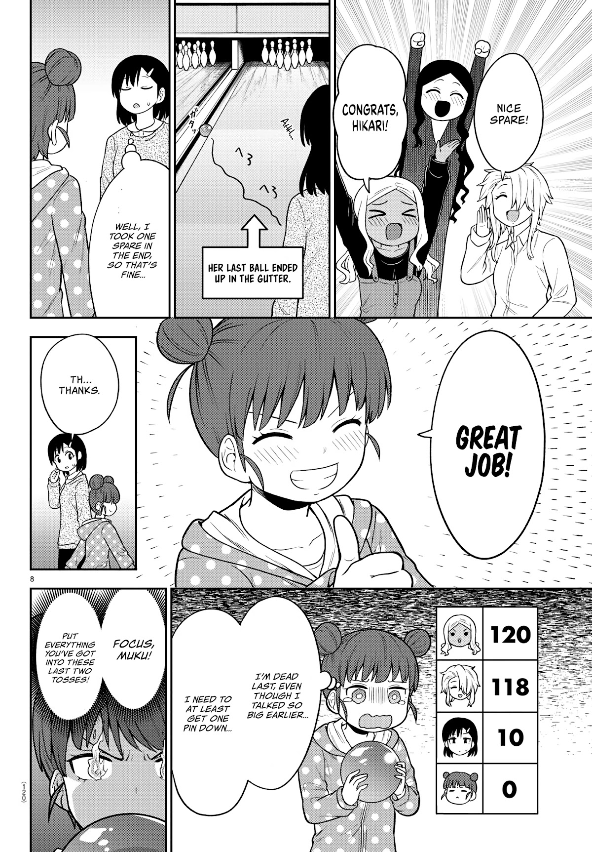 There's a Ghost behind that Gyaru Chapter 24 page 8 - Chapter 24: Let's Go Bowling!