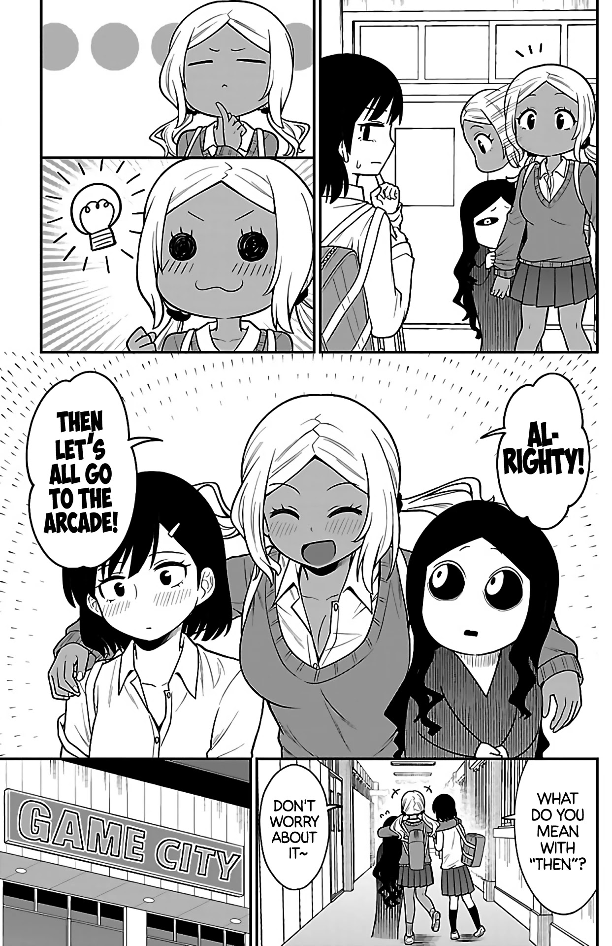 There's a Ghost behind that Gyaru Chapter 3 page 3 - Chapter 3: Let's Go to the Arcade!
