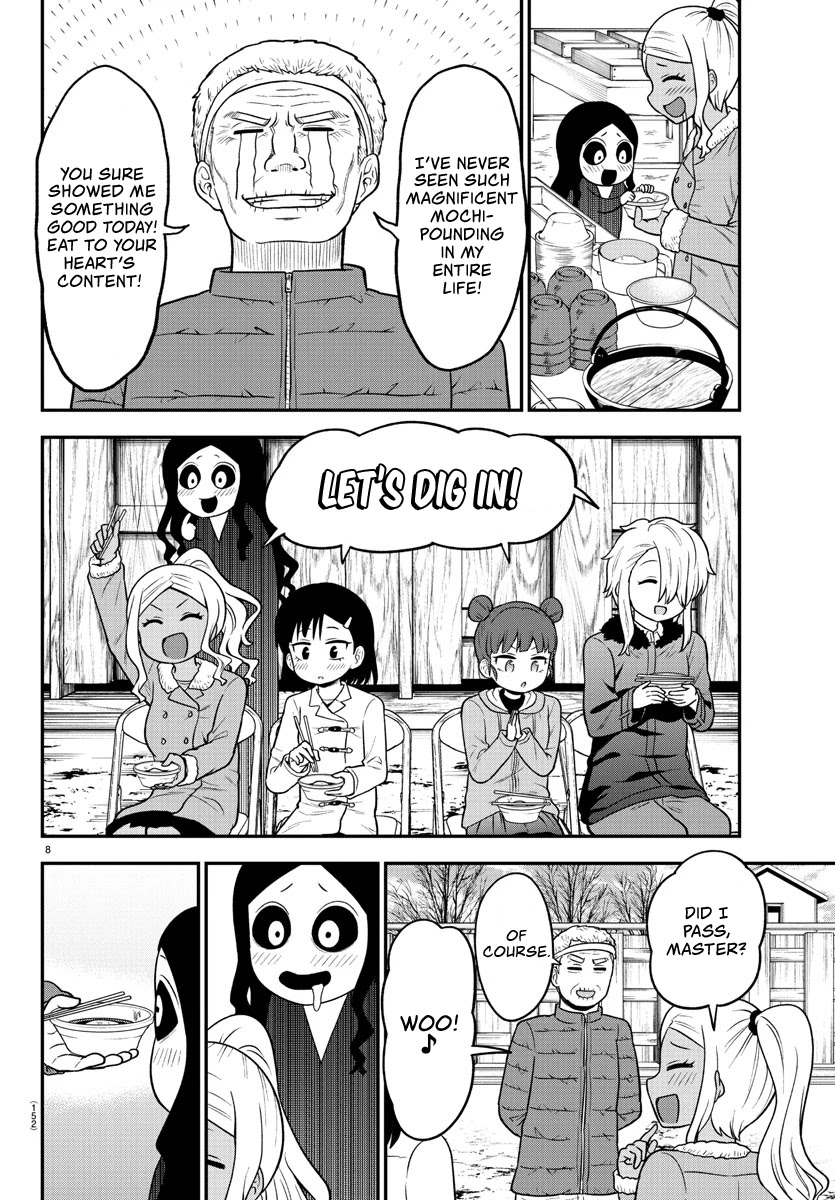 There's a Ghost behind that Gyaru Chapter 32 page 8 - Chapter 32: Mochi Pounding, Yaaay!