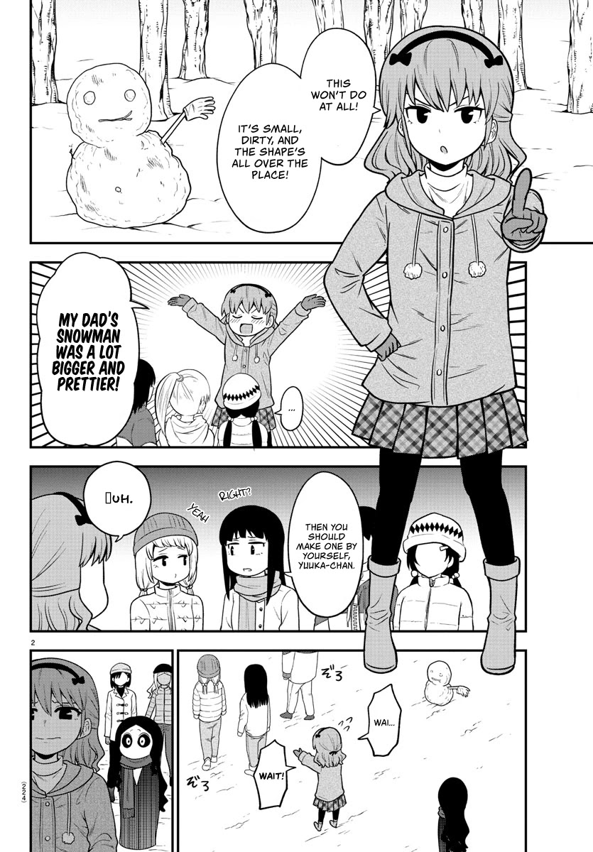 There's a Ghost behind that Gyaru Chapter 35 page 2 - Chapter 35: A Snowman-making contest!