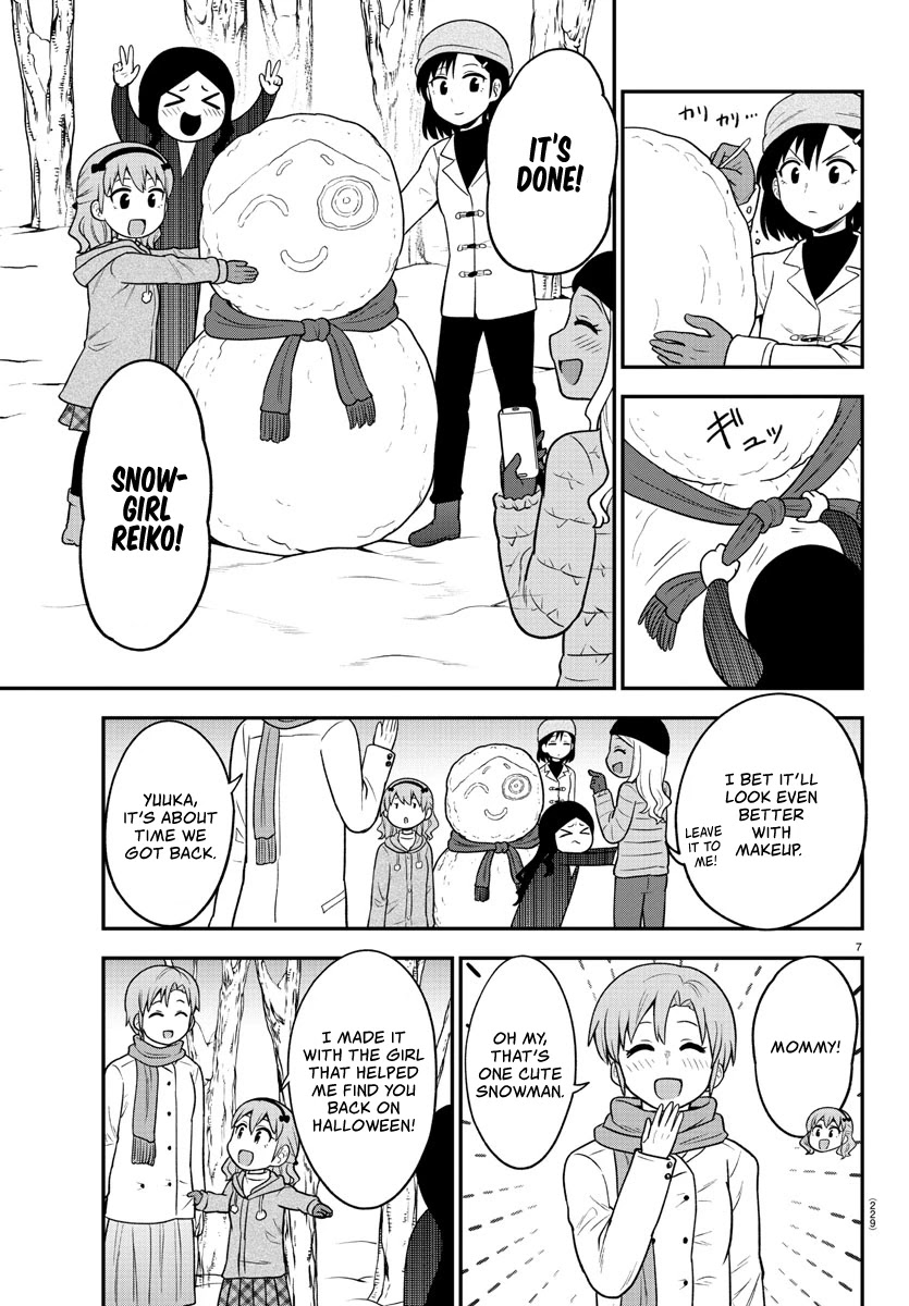 There's a Ghost behind that Gyaru Chapter 35 page 7 - Chapter 35: A Snowman-making contest!