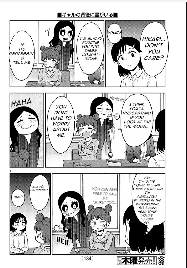 There's a Ghost behind that Gyaru Chapter 38 page 8 - Chapter 38