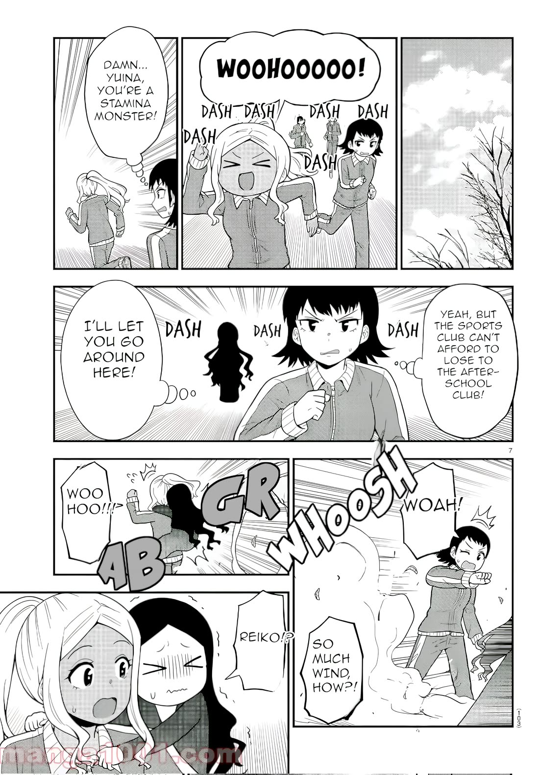 There's a Ghost behind that Gyaru Chapter 40 page 7 - Chapter 40: i cant do my best