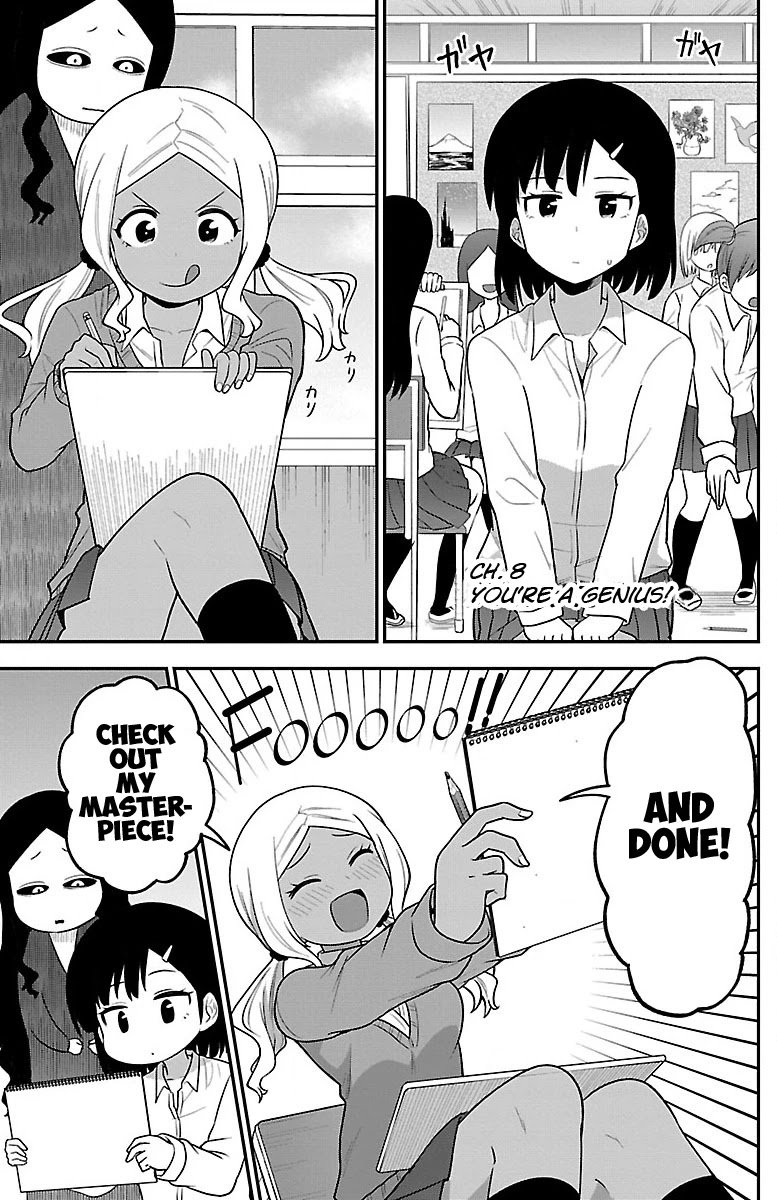 There's a Ghost behind that Gyaru Chapter 8 page 1 - Chapter 8: You're a Genius!