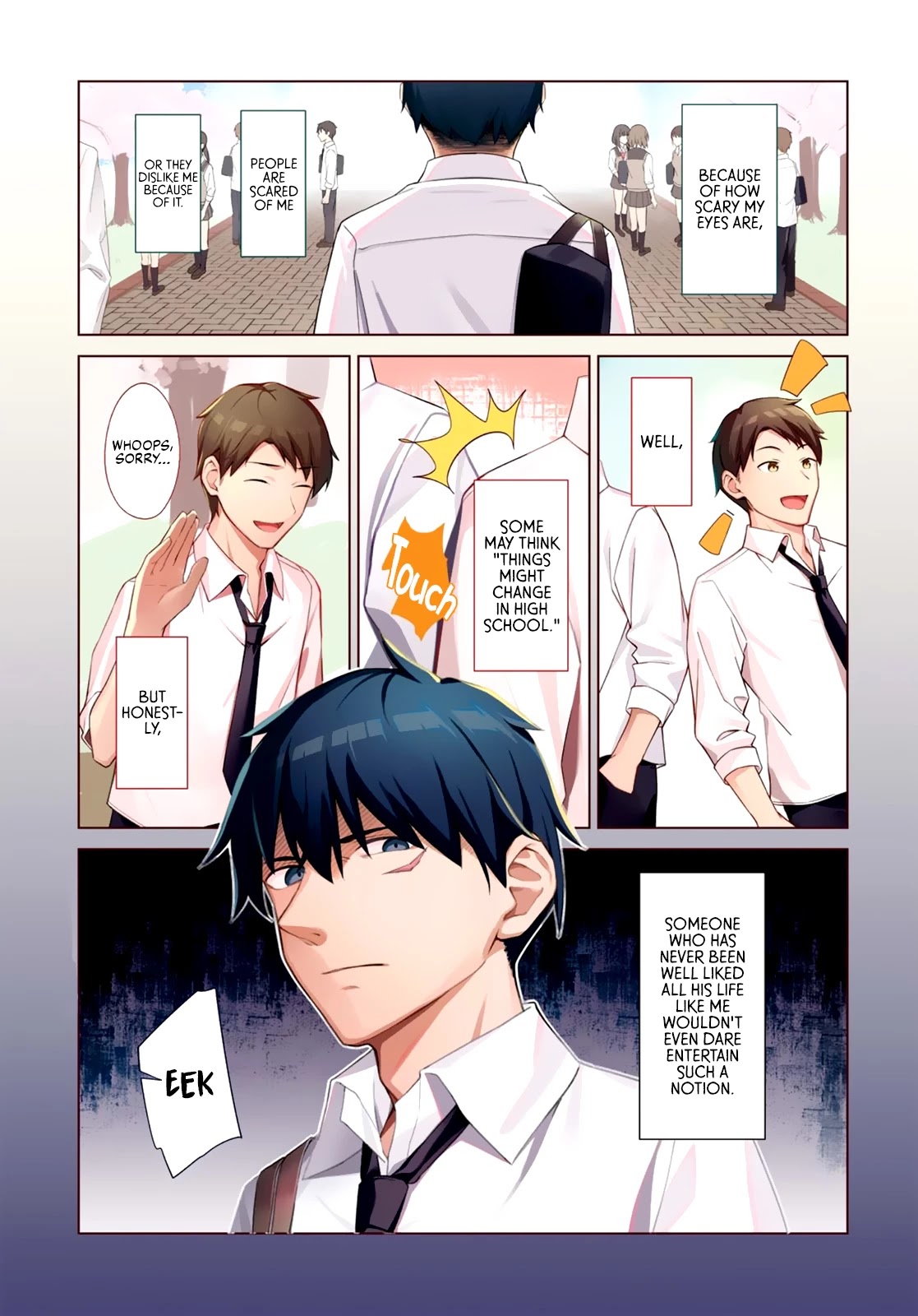 There's No Way a Side Character Like Me Could Be Popular, Right? Chapter 1 page 1 - Chapter 1
