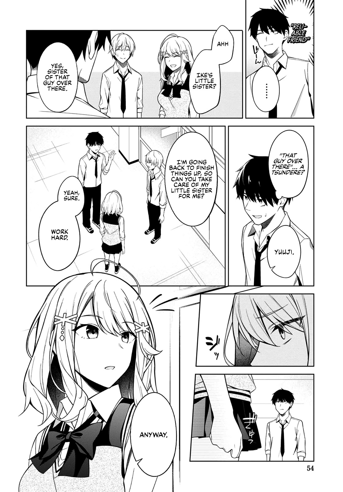There's No Way a Side Character Like Me Could Be Popular, Right? Chapter 1 page 14 - Chapter 1