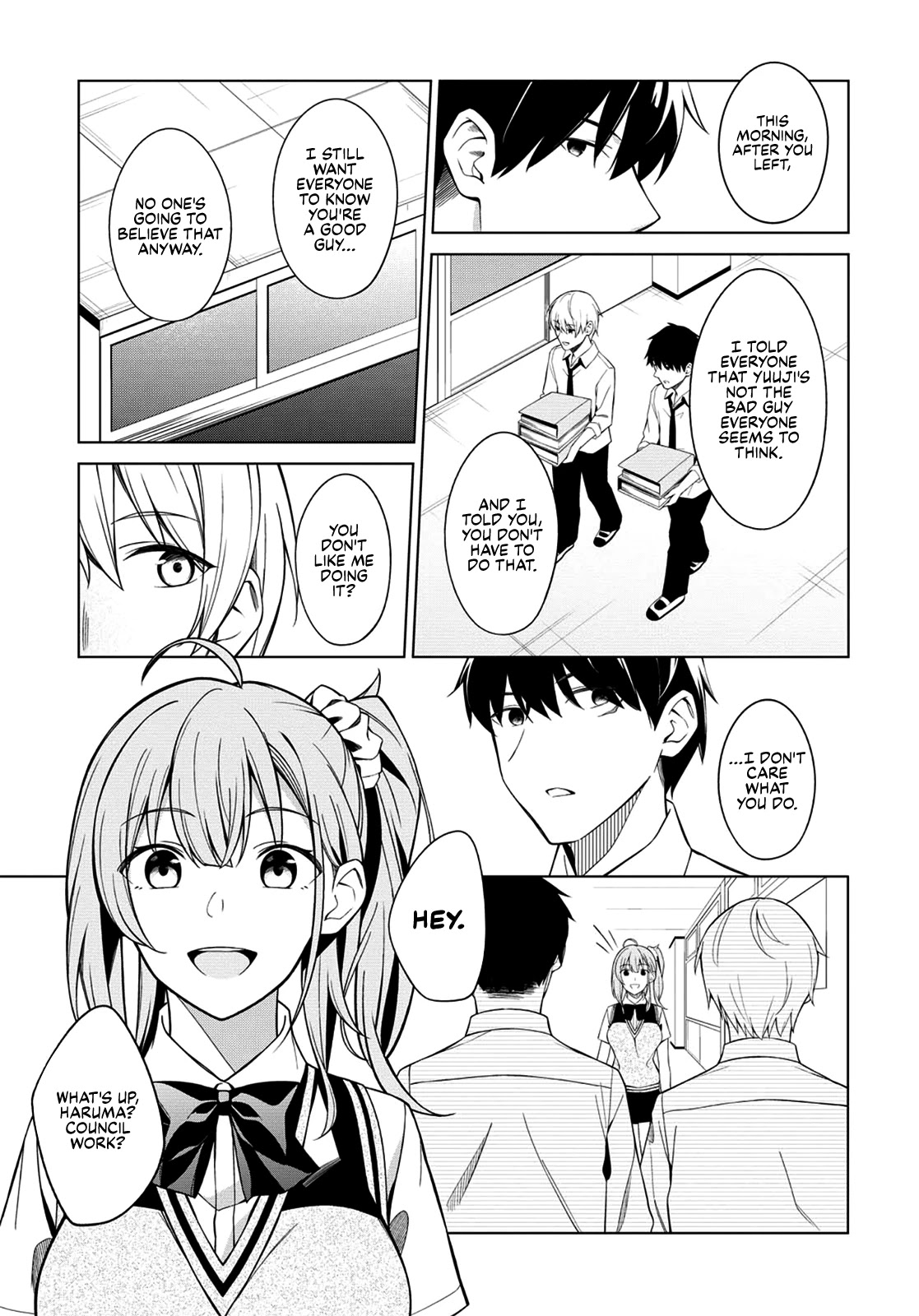 There's No Way a Side Character Like Me Could Be Popular, Right? Chapter 1 page 7 - Chapter 1
