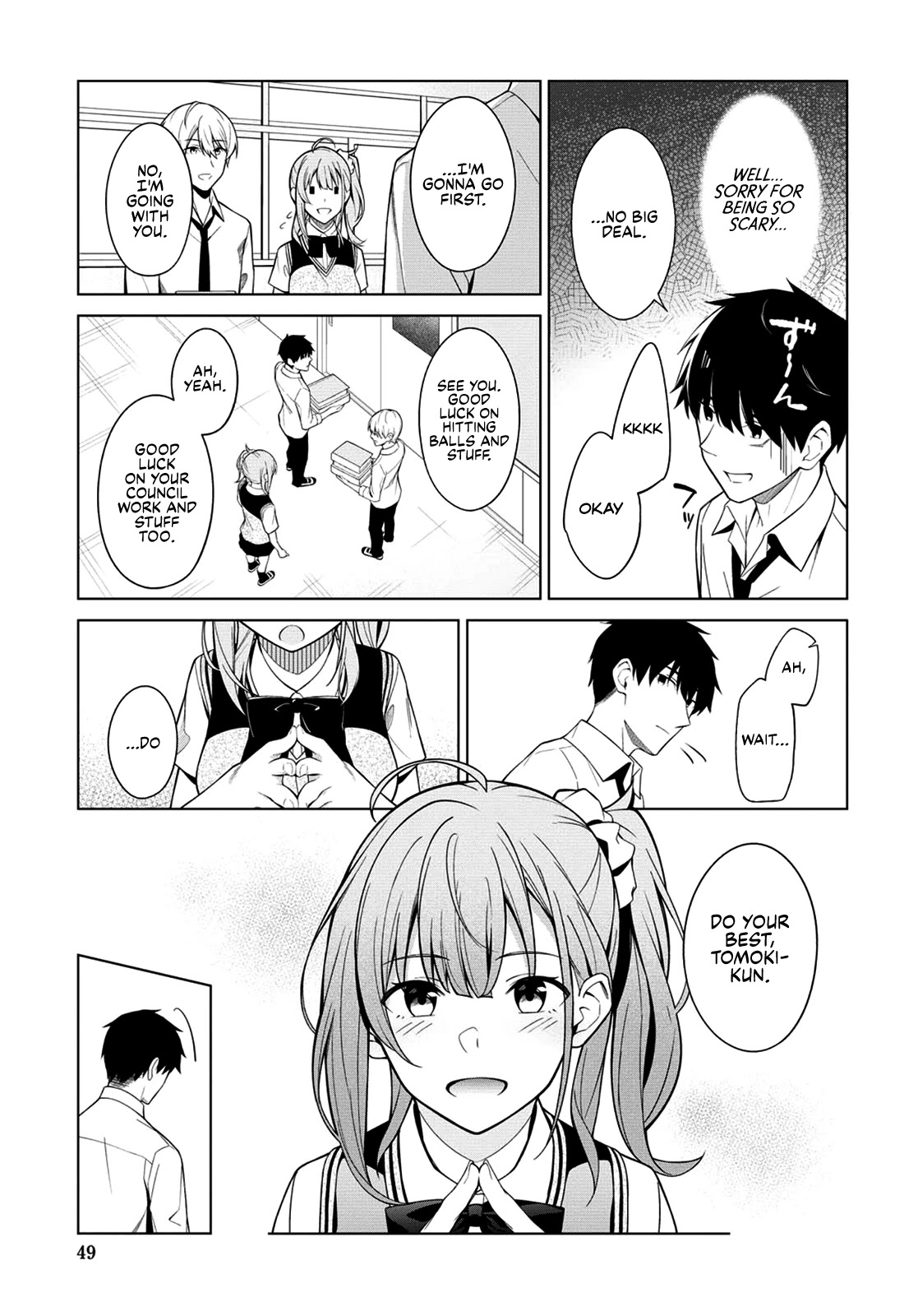 There's No Way a Side Character Like Me Could Be Popular, Right? Chapter 1 page 9 - Chapter 1