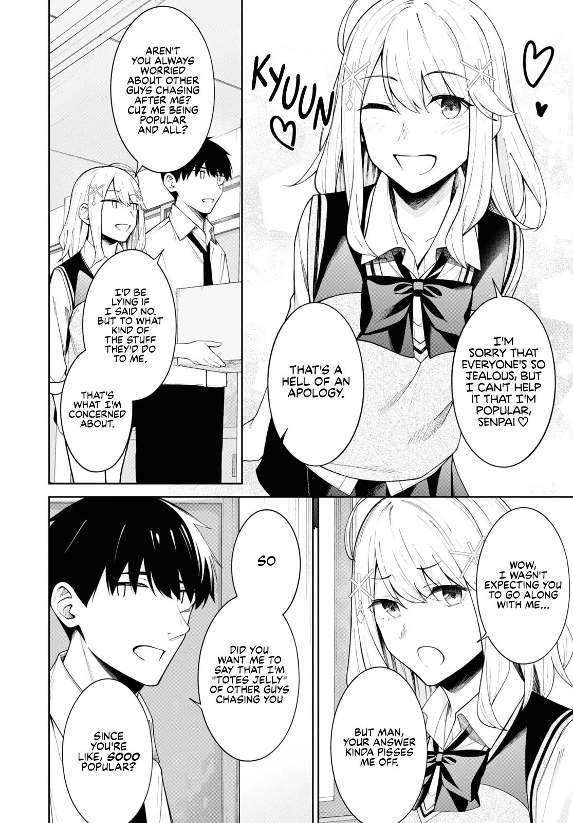 There's No Way a Side Character Like Me Could Be Popular, Right? Chapter 10 page 11 - Chapter 10