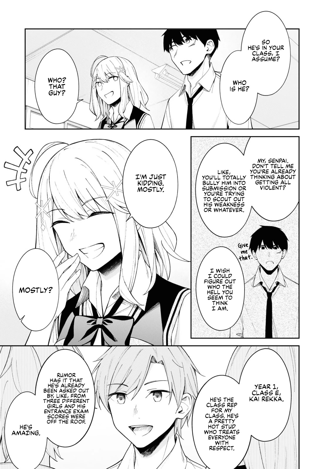 There's No Way a Side Character Like Me Could Be Popular, Right? Chapter 10 page 8 - Chapter 10