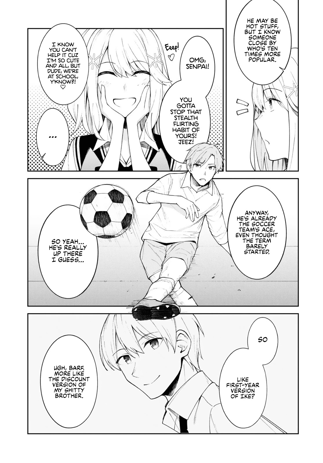 There's No Way a Side Character Like Me Could Be Popular, Right? Chapter 10 page 9 - Chapter 10