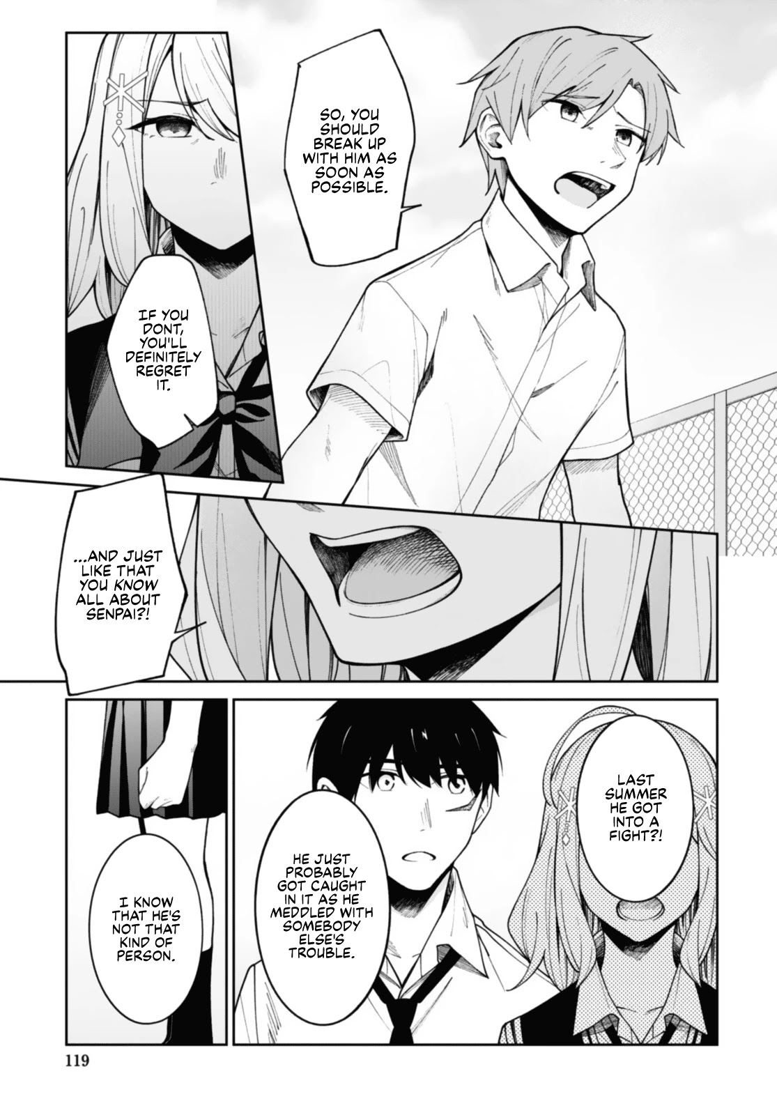 There's No Way a Side Character Like Me Could Be Popular, Right? Chapter 11 page 5 - Chapter 11